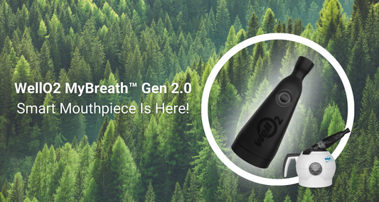 Introducing the WellO2 MyBreath™ Smart Mouthpiece: Revolutionizing Breathing Training at Home