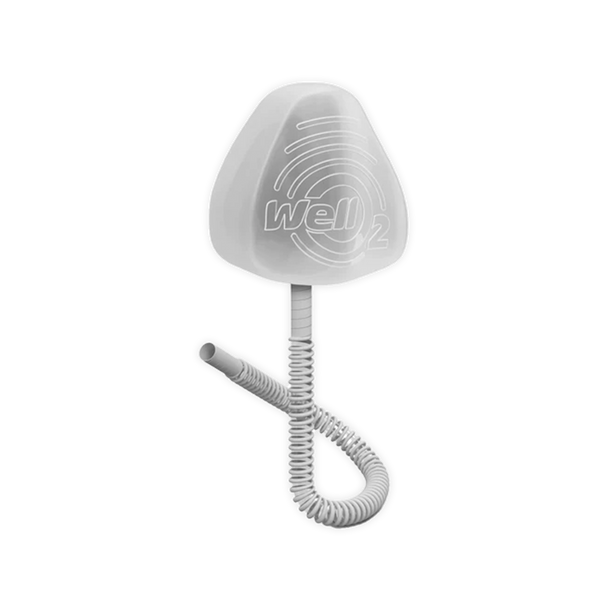 Nasal mask with white background